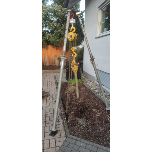 Chain suspension / Chain hoist | 2-strang | Width: 8 mm | Length: 4.0 m, with shortening hooks